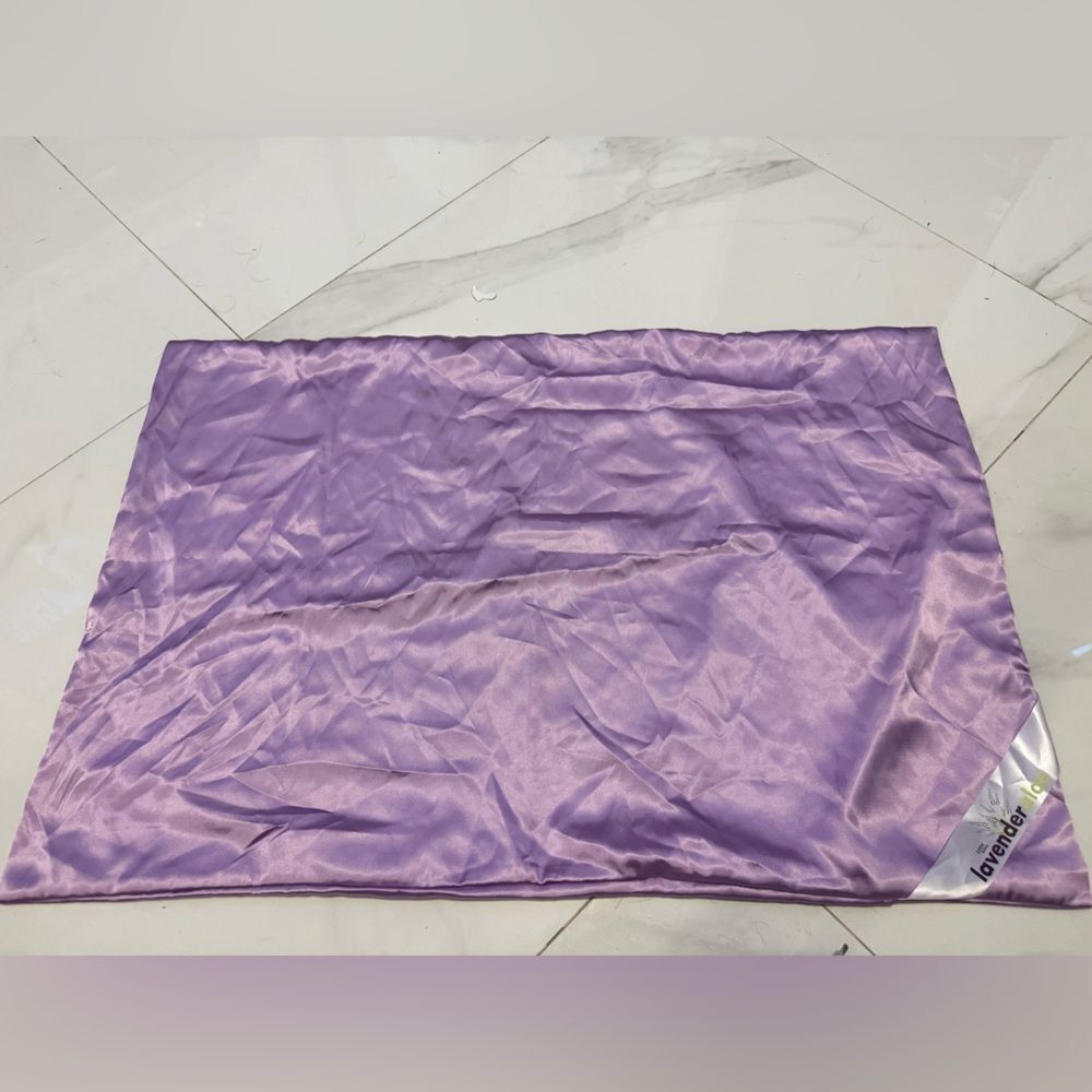One Purple Satin Pillowcase #12